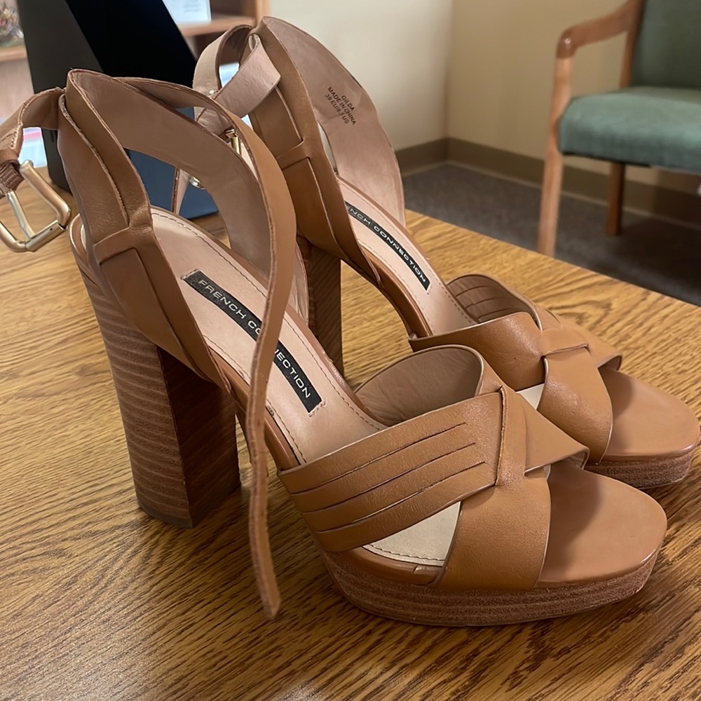 Tan French Connection Heel
